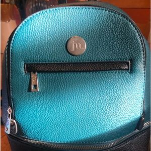 MACY’s🌺 TEAL mini BACKPACK EUC